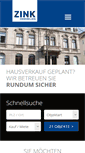 Mobile Screenshot of immozink.de
